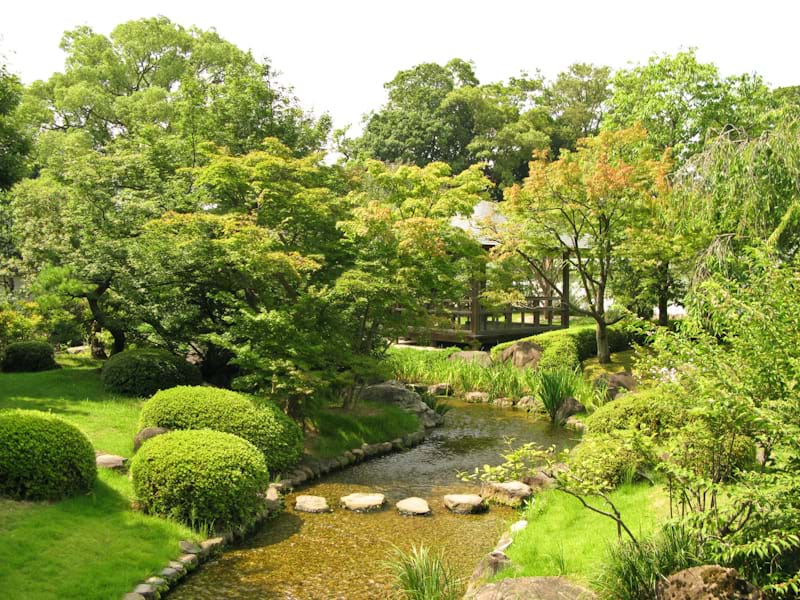 Koko-en Gardens in Himeji
