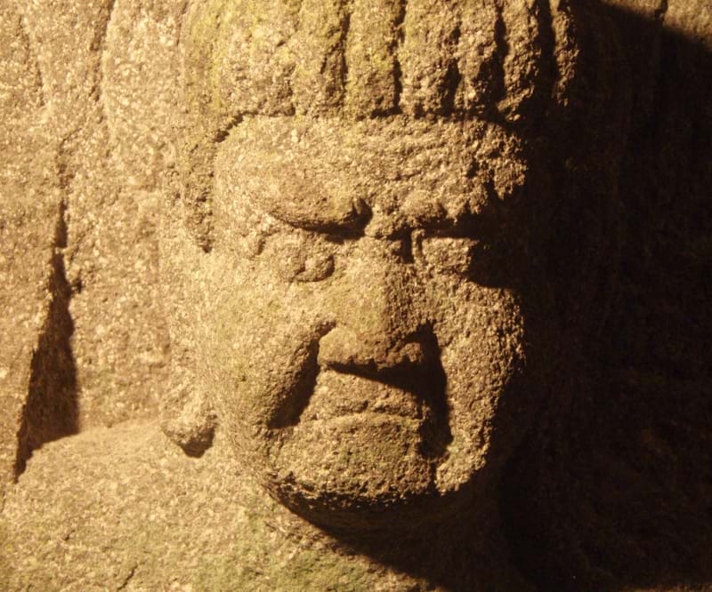 Stone Carving in Iwaya Cave on Enoshima