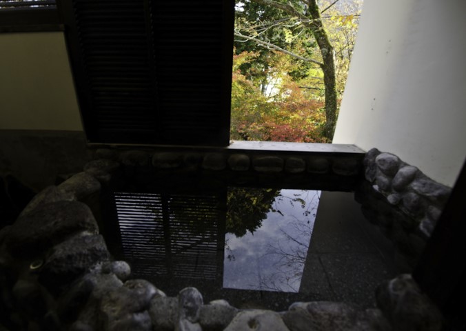 Balcony bath in Hakone