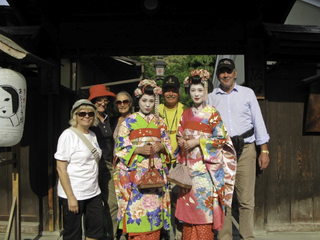 Meeting some locals in Japan