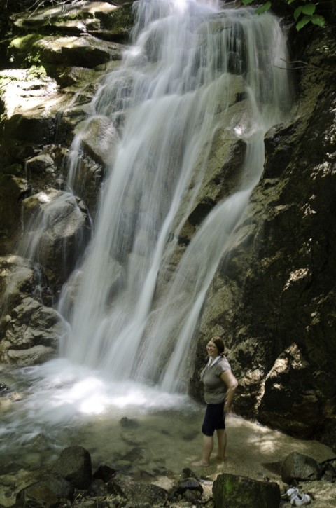 Waterfall along the Nakasendo