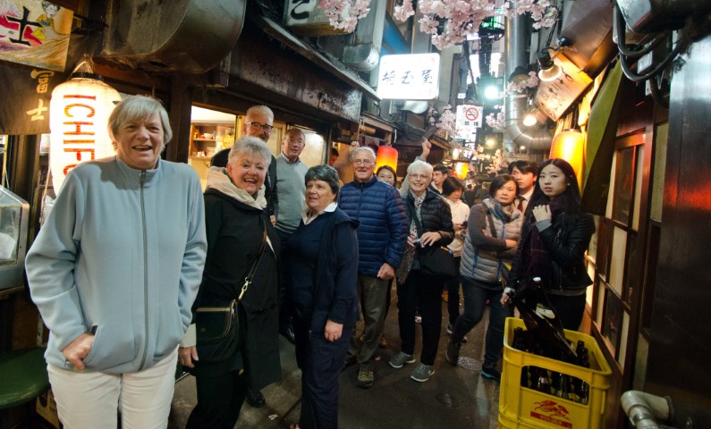 First night of the Takayama festival tour